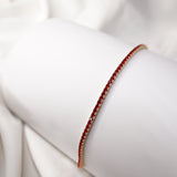 RedTennisGold Bracelet (3mm)